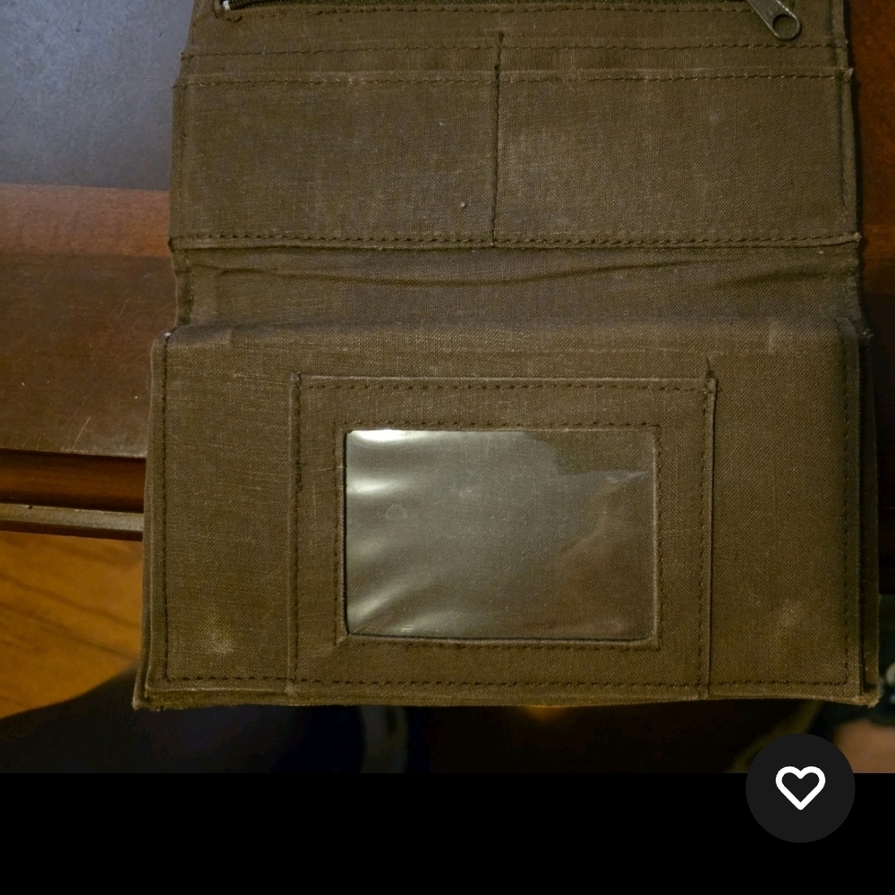 Brown Patchwork Leather Wallet - image 3